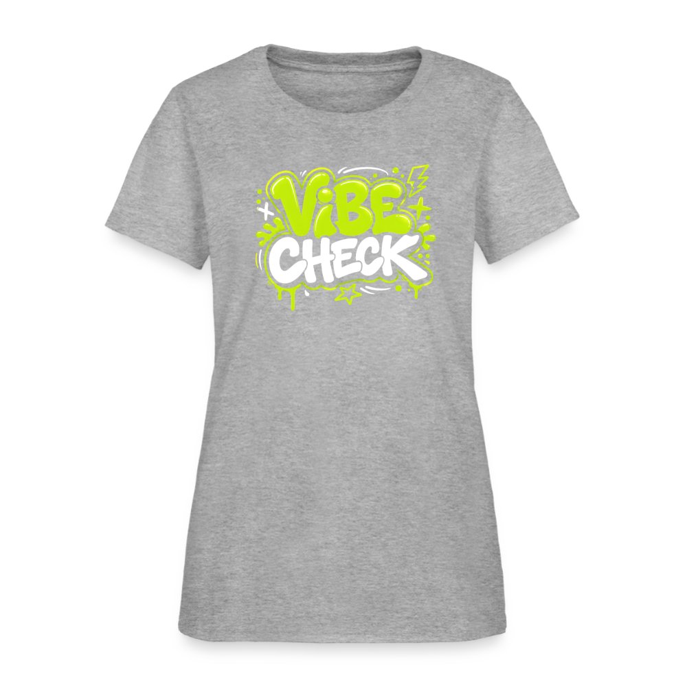 Vibe Check - Graffiti Women's T-Shirt - heather gray