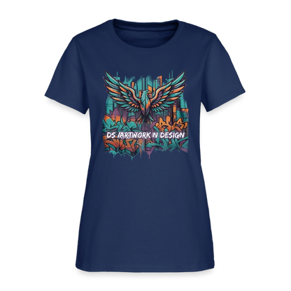Graffiti Eagle - Women's T-Shirt -  blue dusk