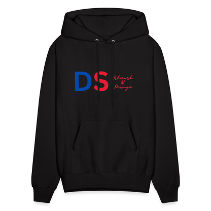 DS Artwork N Design - Men's Hoodie red and blue - black