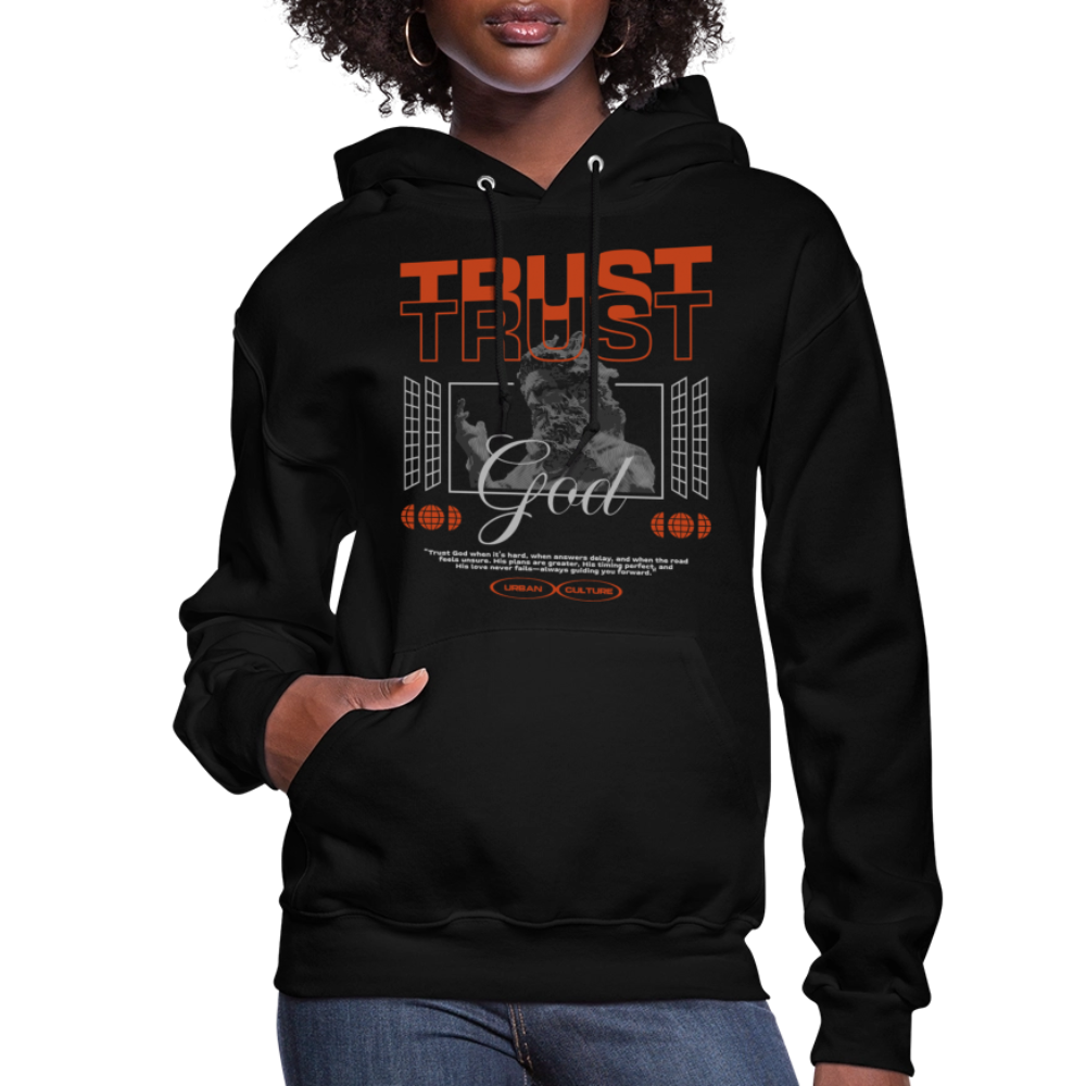 Trust God - Women's Hoodie - black