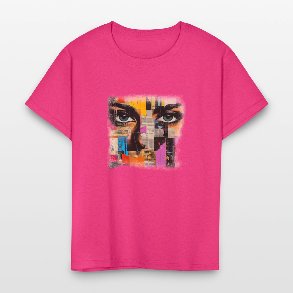 Pop Culture Woman 3 - Kids' T-Shirt - fuchsia
