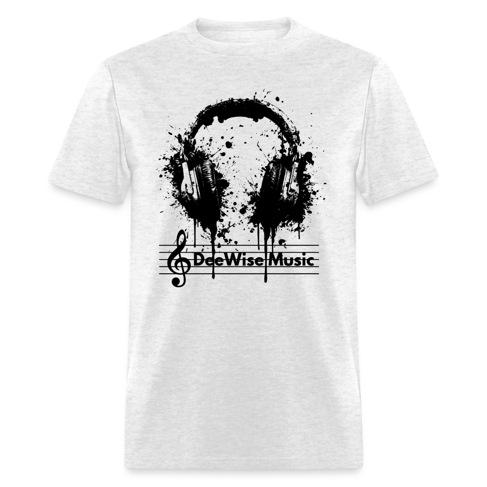 DeeWise Music - Headphones T-Shirt - light heather gray