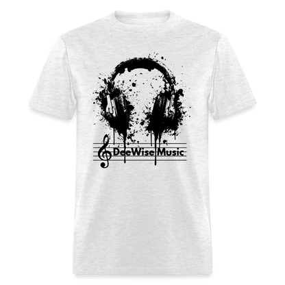 DeeWise Music - Headphones T-Shirt - light heather gray