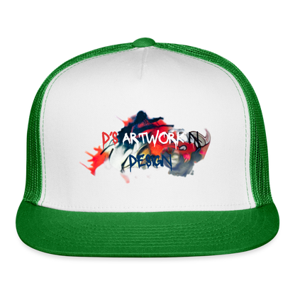 Spray Paint - DS Trucker Hat - white/kelly green