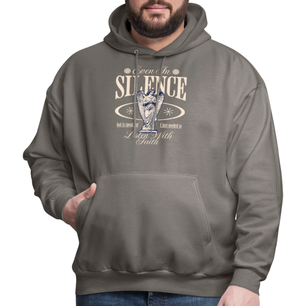 God Speaks - Men's Hoodie - asphalt gray