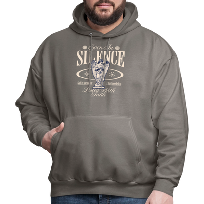 God Speaks - Men's Hoodie - asphalt gray