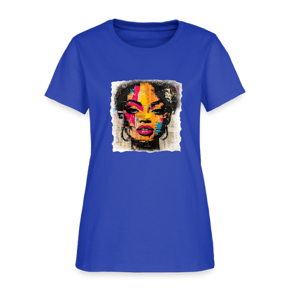 Pop Culture Woman 2- Short Sleeve T-Shirt - royal blue