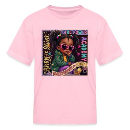 Black Girl Power - Swetheart Squad Kids' T-Shirt - pink