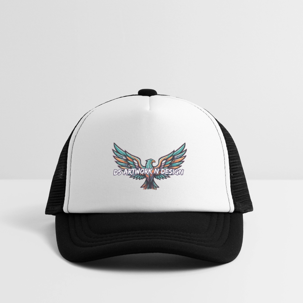Graffiti Eagles - Kid's Trucker Cap - white/black