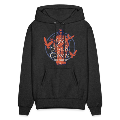 Chains Broken - Men's Hoodie - charcoal grey