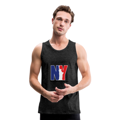 NY - Men’s Premium Tank - charcoal grey