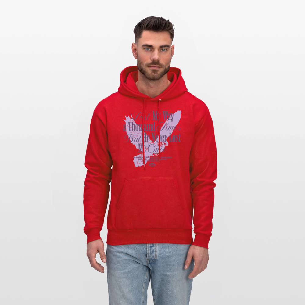 God is with Us - Men's Hoodie - red