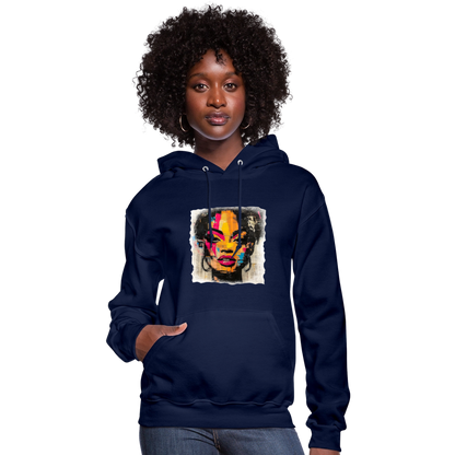 Pop Culture Woman 2 - Women's  Hoodie - navy