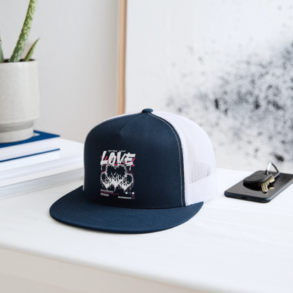 Heart of Fire - Trucker Hat - navy/white