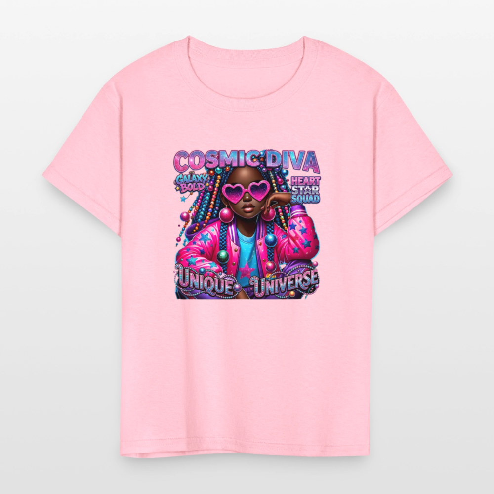 Black Girl Power - Galaxy Bold Kids' T-Shirt - pink