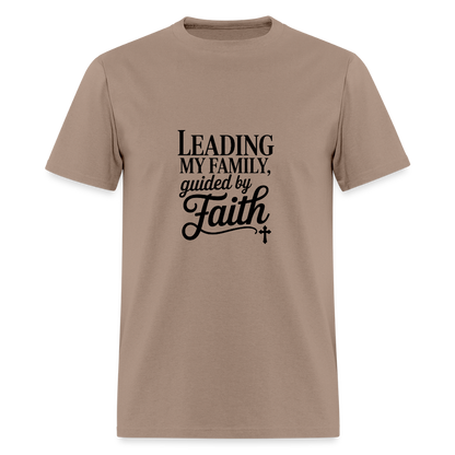 Leading Strong - men's t-shirt - brown savana