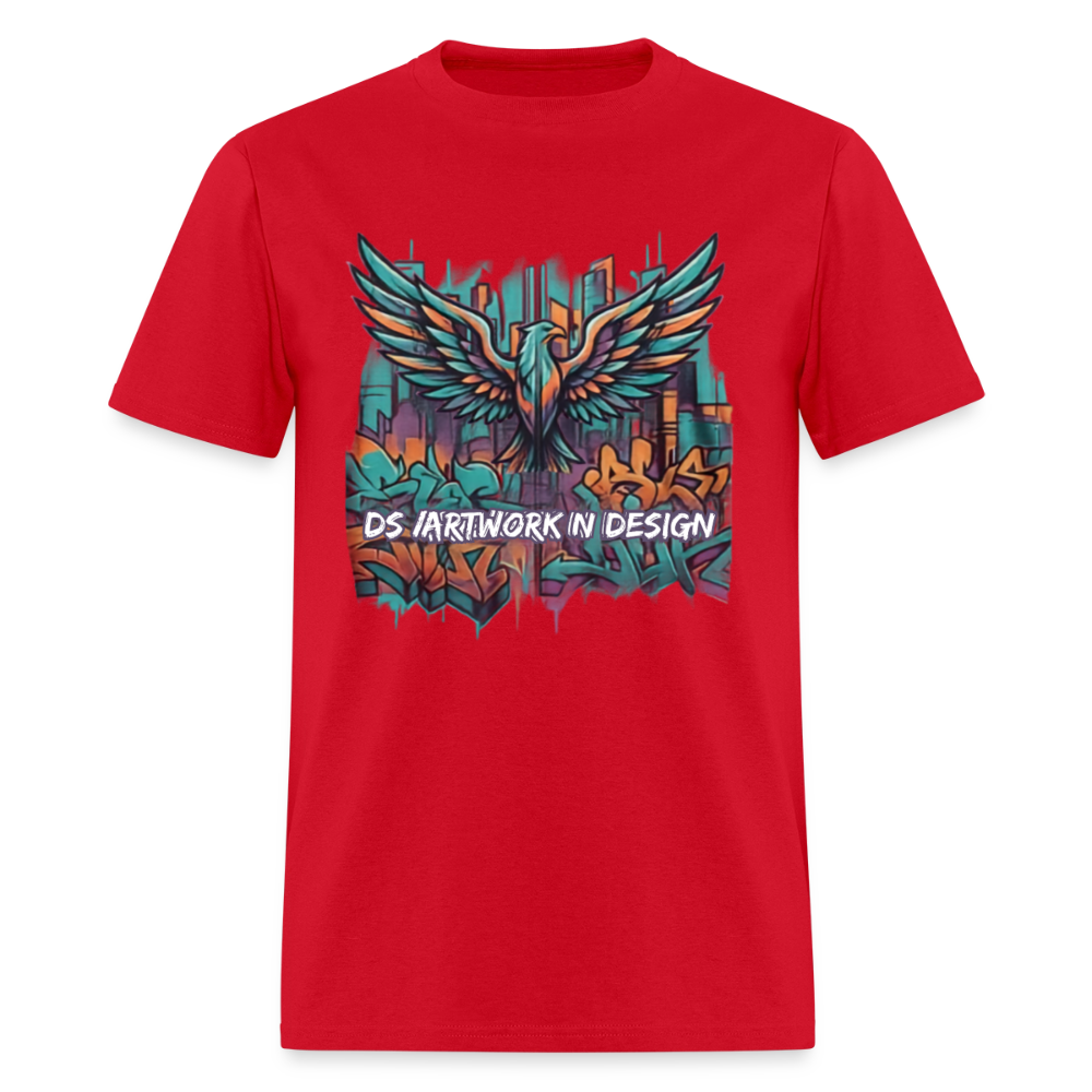 Graffiti Eagle - Men's T-Shirt - red