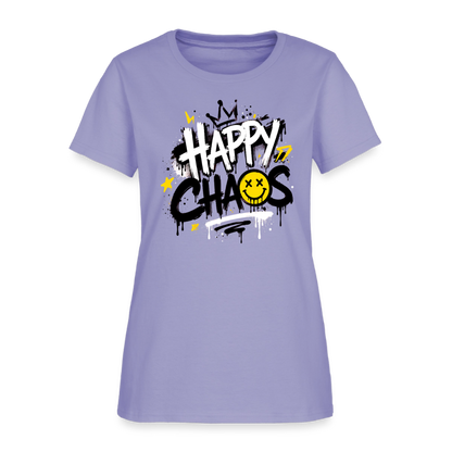 Happy Chaos - Graffiti Women's T-Shirt - lavender