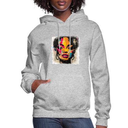 Pop Culture Woman 2 - Women's  Hoodie - heather gray