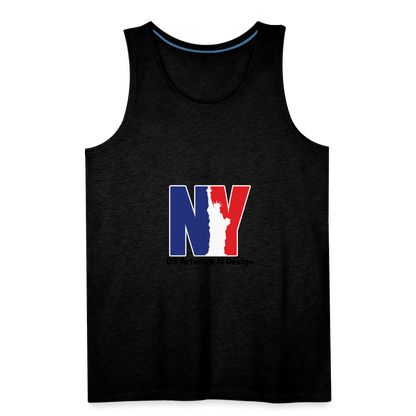 NY - Men’s Premium Tank - charcoal grey
