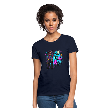 Don't Kill My Vibe - Graffiti Women's T-Shirt - navy