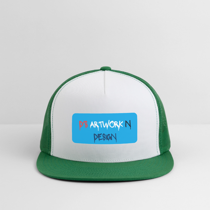 DS Graffiti - Trucker Hat - white/kelly green