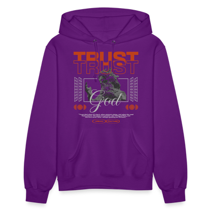 Trust God - Women's Hoodie - purple