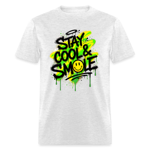 Stay Cool - Graffiti Men's T-Shirt - light heather gray