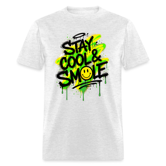 Stay Cool - Graffiti Men's T-Shirt - light heather gray