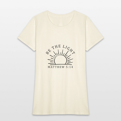 Be the Light - Women's T-Shirt - off white