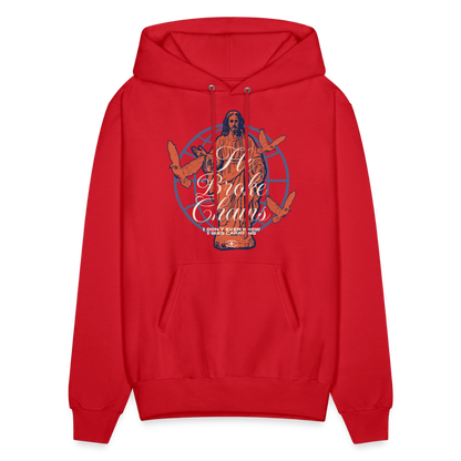 Chains Broken - Men's Hoodie - red