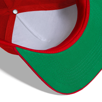 Dream Over Doubt - Graffiti Snapback Baseball Cap - red