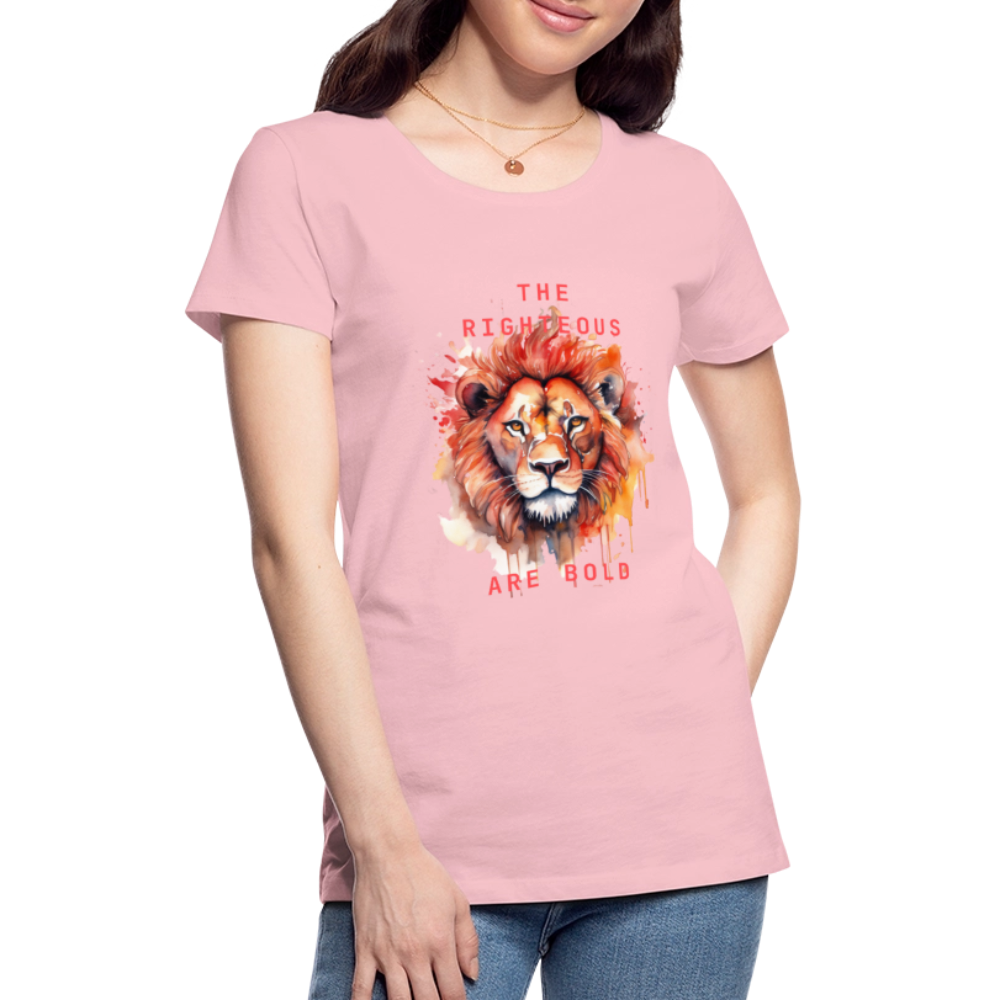 Bold Lion - Women’s T-Shirt - pink