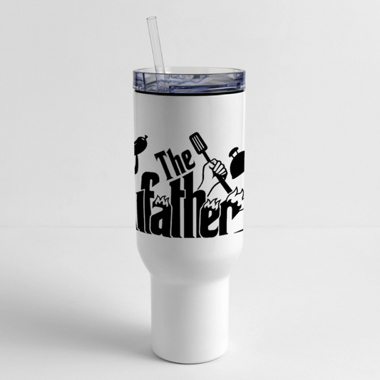 The Grill Father - 40 oz Travel Tumbler - white