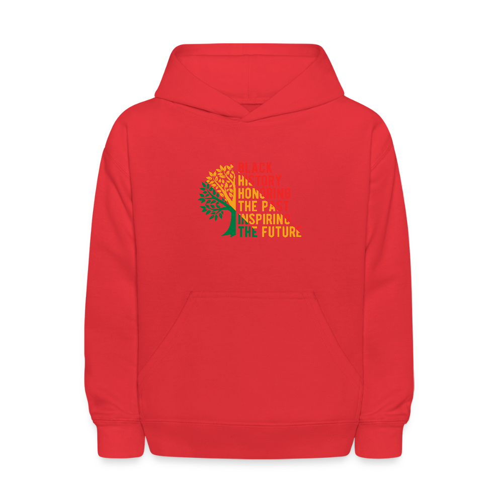 Black History - kids hoodie - red