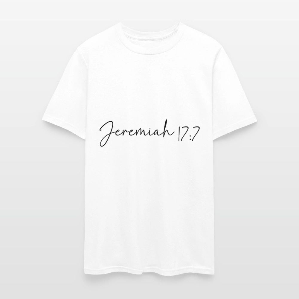 Jeremiah 17:7 - men's t-shirt - white