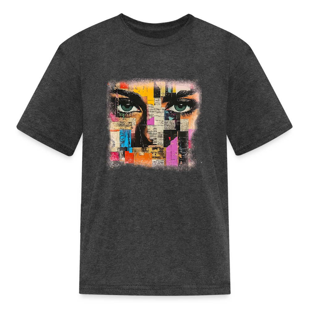 Pop Culture Woman 3 - Kids' T-Shirt - heather black