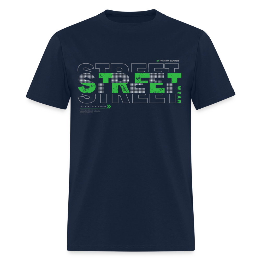 Street wear -Men's T-shirt - navy