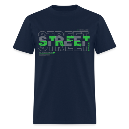 Street wear -Men's T-shirt - navy