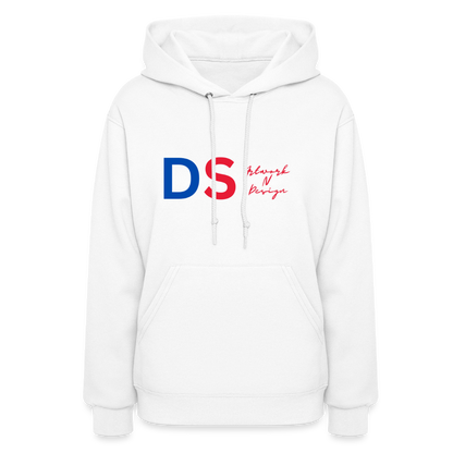 DS Artwork N Design - Women's Hoodie red and blue - white