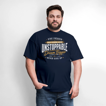 Be Unstoppable - Men's T-Shirt - navy