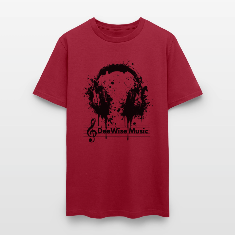 DeeWise Music - Headphones T-Shirt - true red