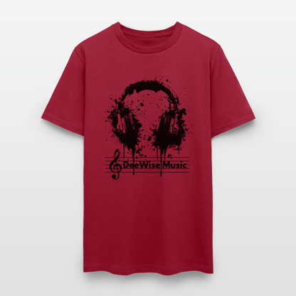 DeeWise Music - Headphones T-Shirt - true red