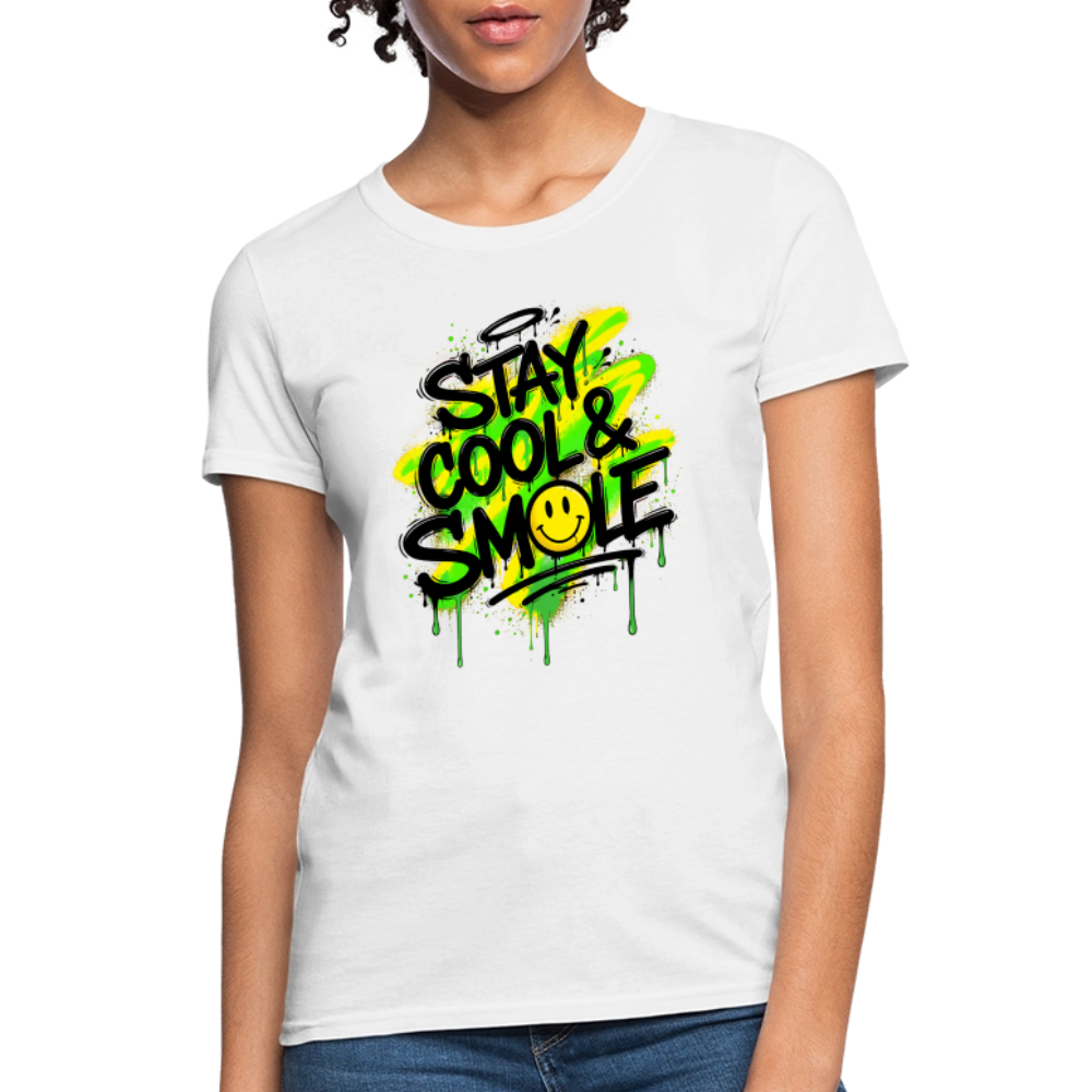 Stay Cool - Graffiti Women's T-Shirt - white