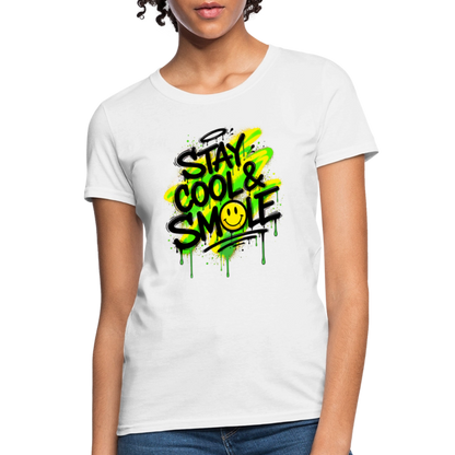 Stay Cool - Graffiti Women's T-Shirt - white