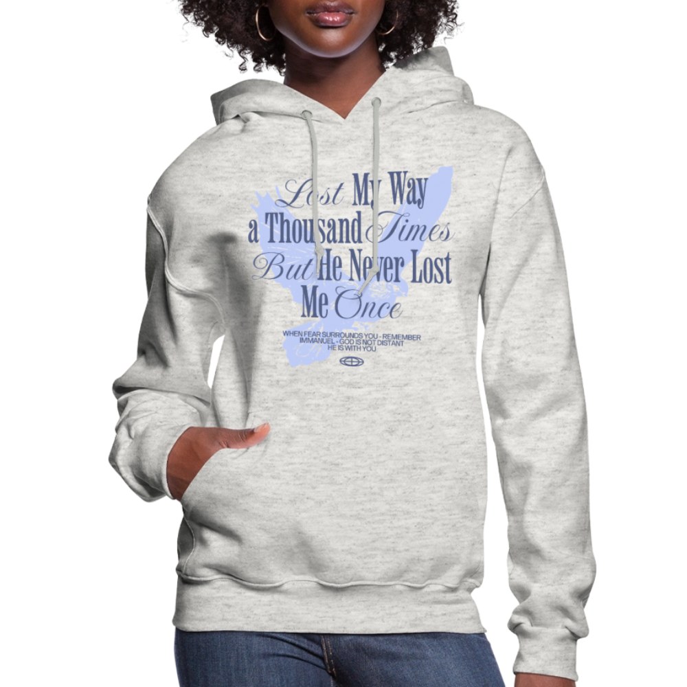God is with Us - Women's Hoodie - heather oatmeal