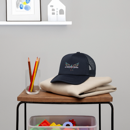 Graffiti Eagles - Kid's Trucker Cap - navy