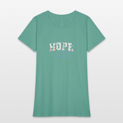 Hop in Christ - Women's T-Shirt - aquatic