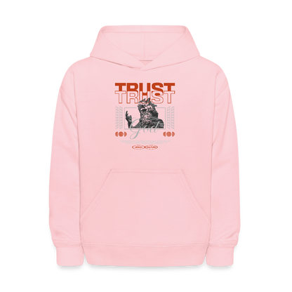 Trust God - Kids' Hoodie - pink