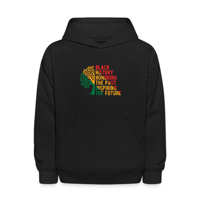 Black History - kids hoodie - black